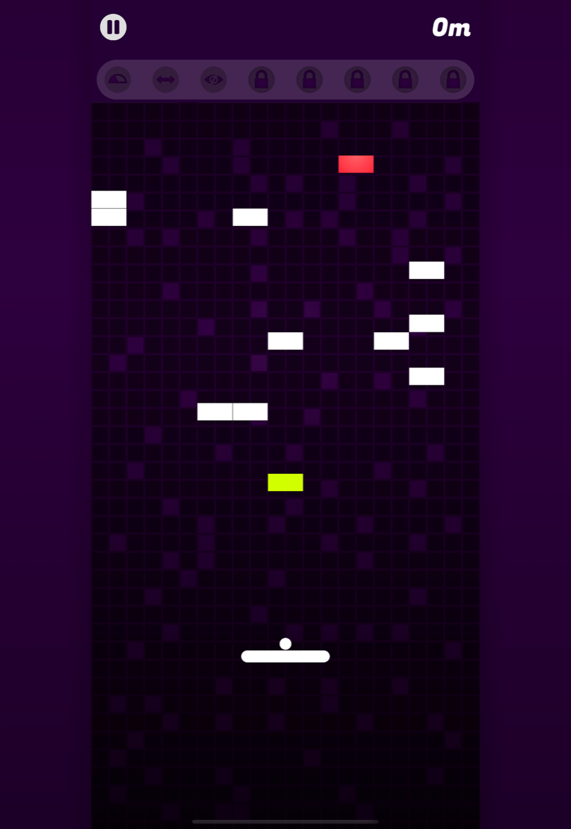 Endless Mode on an iPad, the play zone keeping its shape